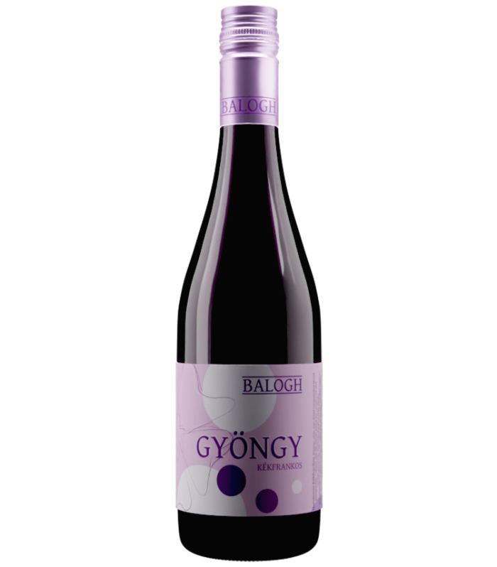 GYÖNGY Kékfrankos félszáraz gyöngyöző vörösbor