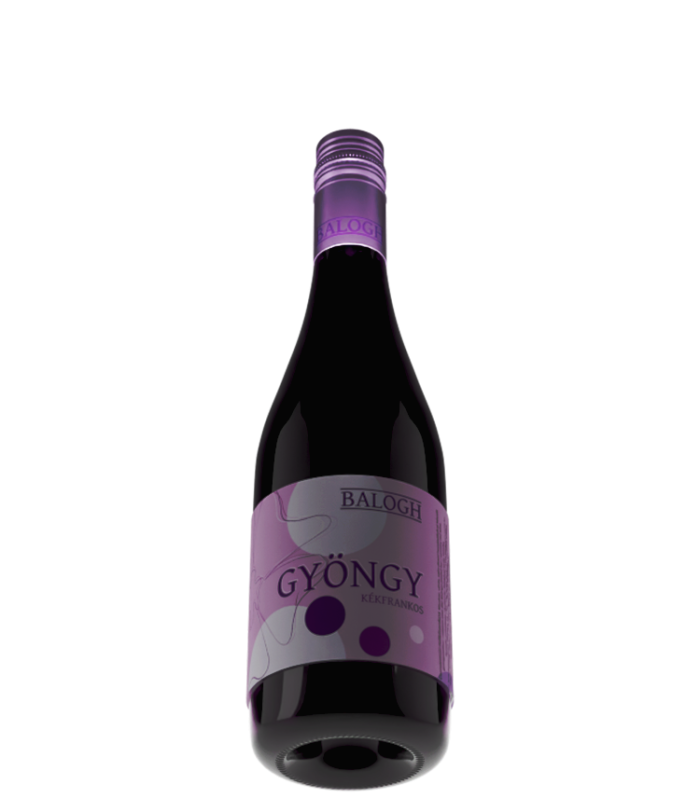 GYÖNGY Kékfrankos félszáraz gyöngyöző vörösbor