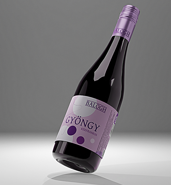 GYÖNGY Kékfrankos félszáraz gyöngyöző vörösbor - 2025